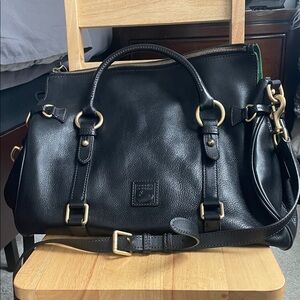 Elegant Black Leather Briefcase for Men